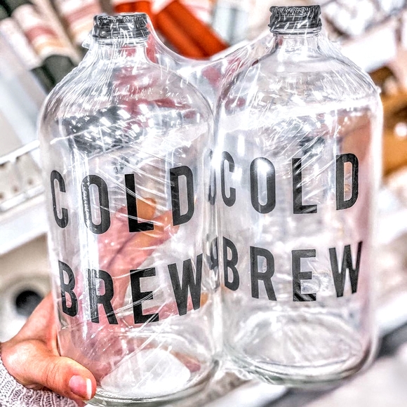Other - NWT FARMHOUSE COLD BREW GLASS BOTTLE